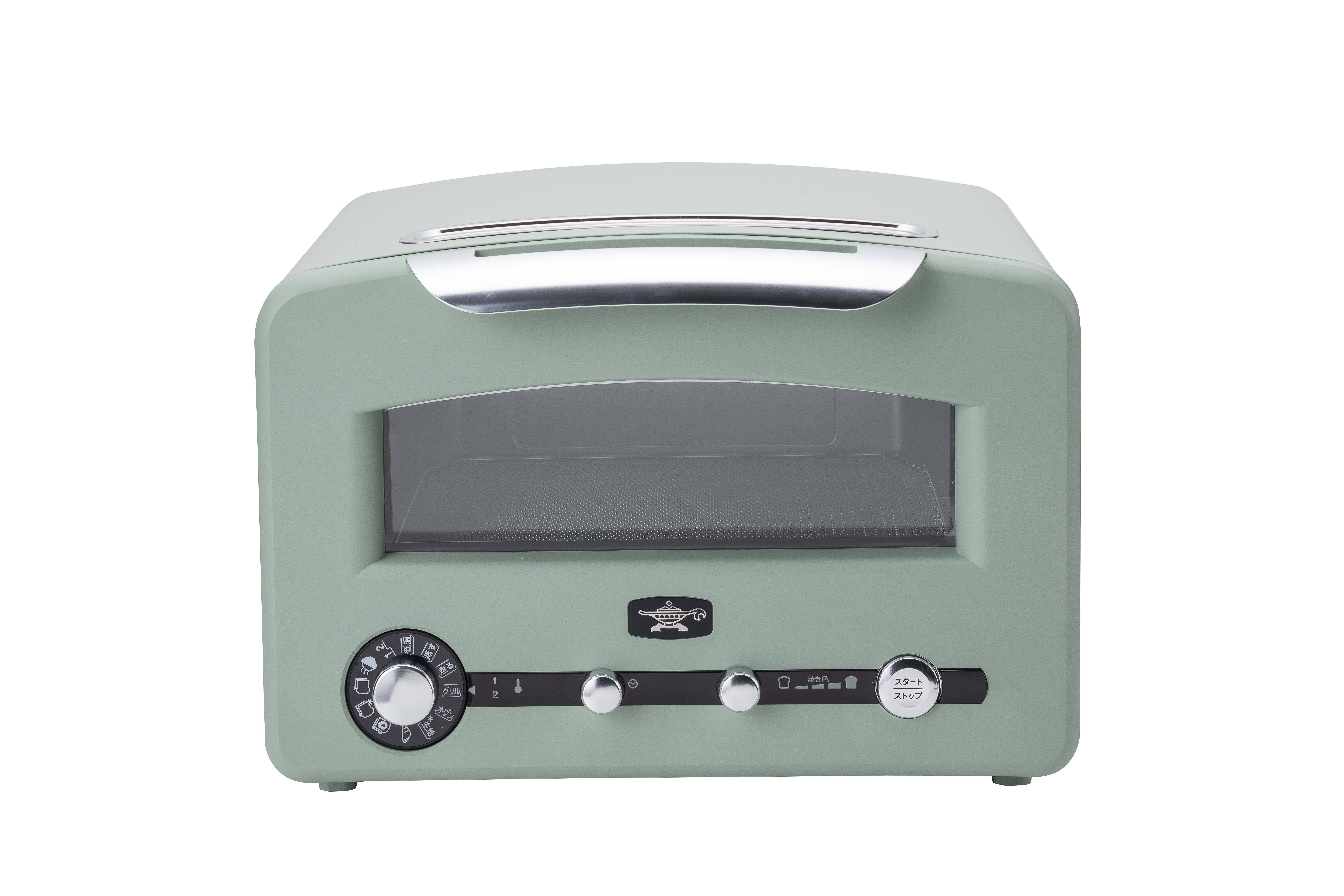 アラジンのグラファイトグリル&トースター フラッグシップモデルを正面から見た様子